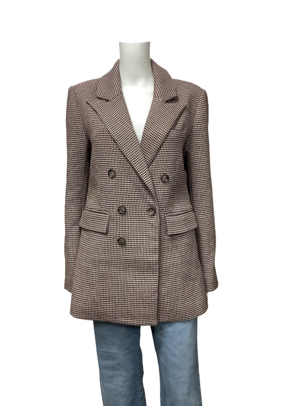 Favorite Daughter Houndstooth Print Blazer w/Tags Size: M